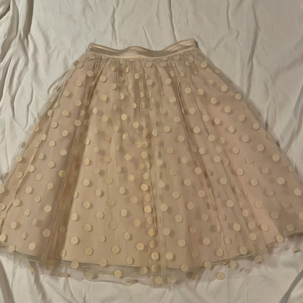 Rye tulle polka dot skirt